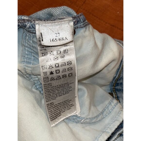 All saints Yanni Denim High Waist Cut-off Shorts Women's Plus Size 27 - Picture 10 of 12